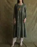 Tissue Silk Chikankari Bhopali Kurta Set