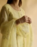 Vanilla Yellow | Jamdani x Chikankari