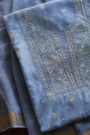 Banarasi Zari Chanderi Unstitched Chikankari Fabrics