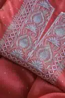 Banarasi Zari Chanderi Unstitched Chikankari Fabrics