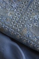 Banarasi Zari Chanderi Unstitched Chikankari Fabrics