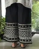 Black & White Daraz Chikankari Palazzo