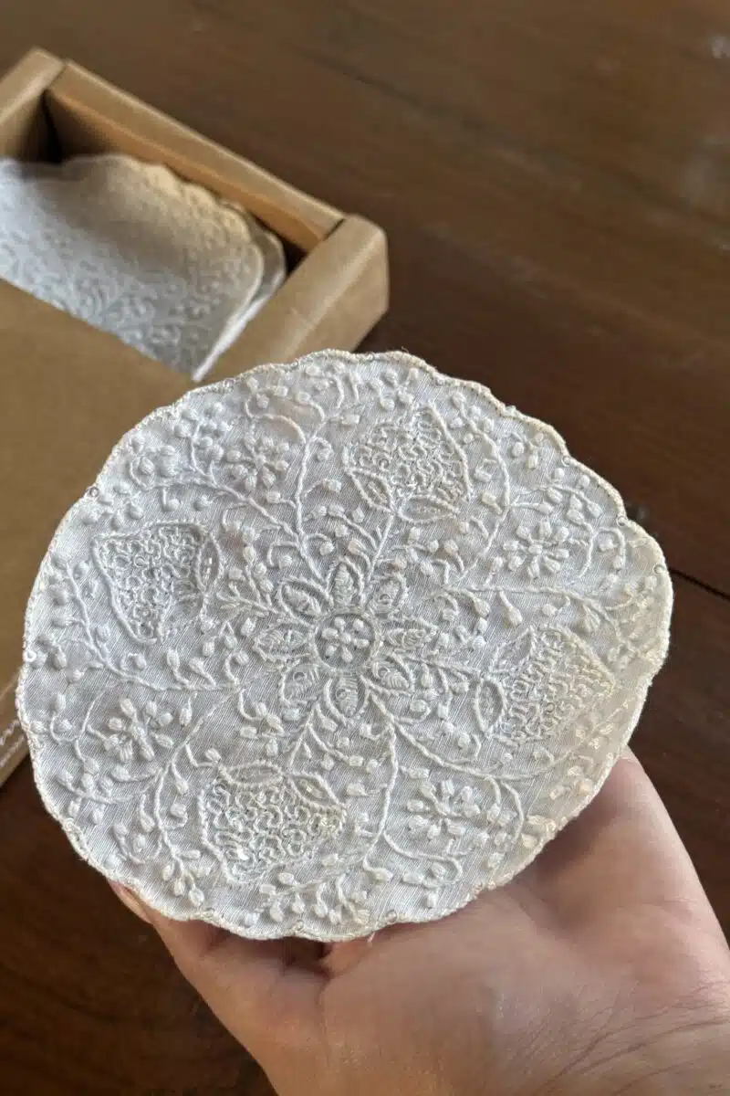 Chikankari Coasters