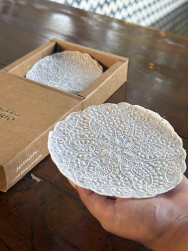 Chikankari Coasters - Image 5
