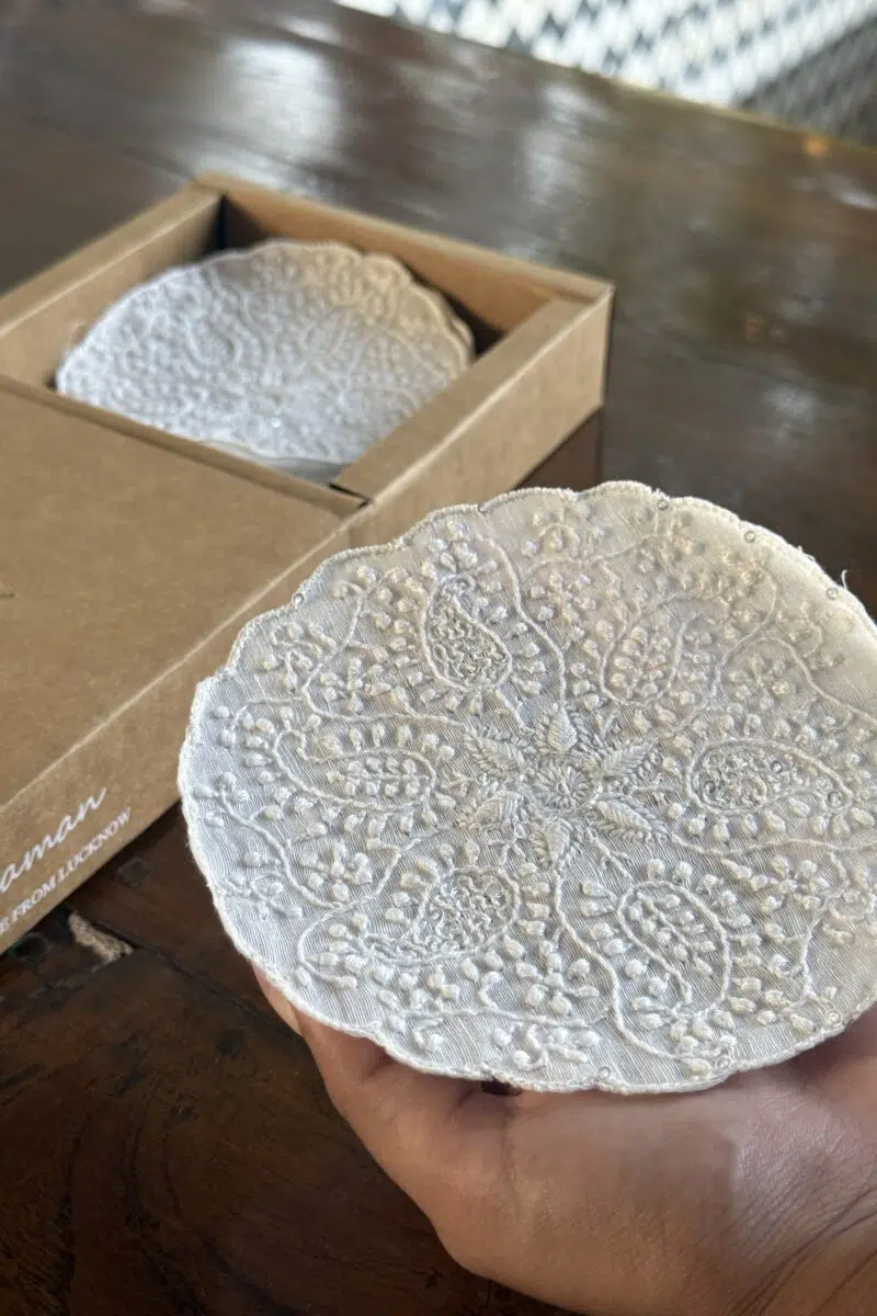 Chikankari Coasters