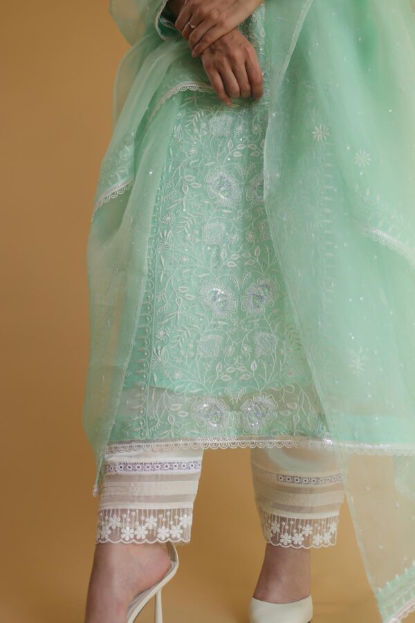 Chikankari x Applique Organza - Image 10
