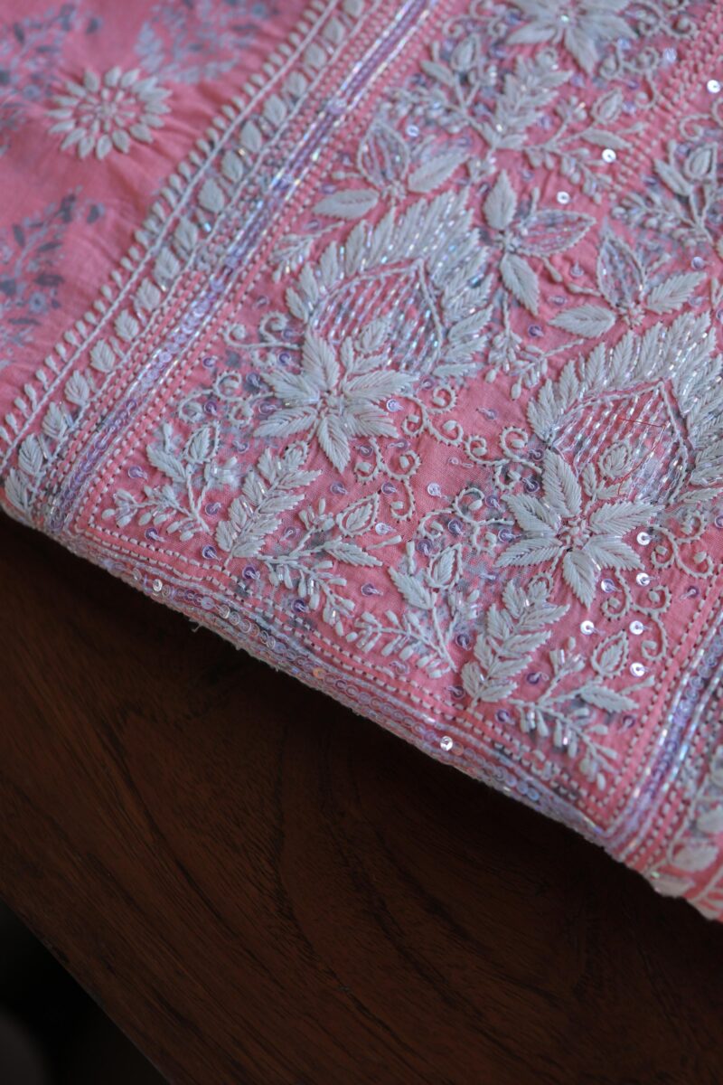 Cotton Chikankari Kurta Fabrics