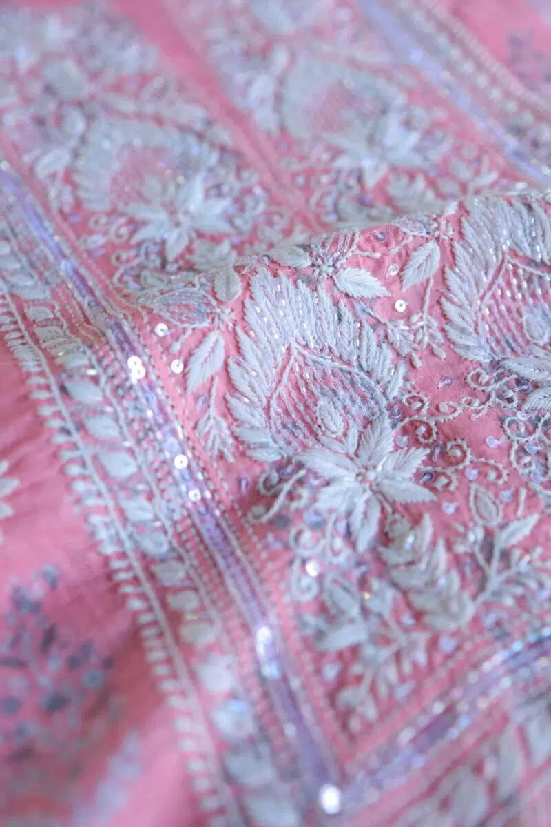 Cotton Chikankari Kurta Fabrics