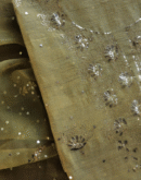 Mehndi Green | Tissue Silk Mukaish Fabrics