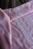 Malmal Chikankari Men's Kurtas Fabrics