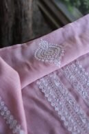 Malmal Chikankari Men's Kurtas Fabrics