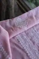 Malmal Chikankari Men's Kurtas Fabrics
