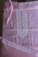 Malmal Chikankari Men's Kurtas Fabrics