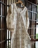 Mulberry silk resham Chikankari kurta