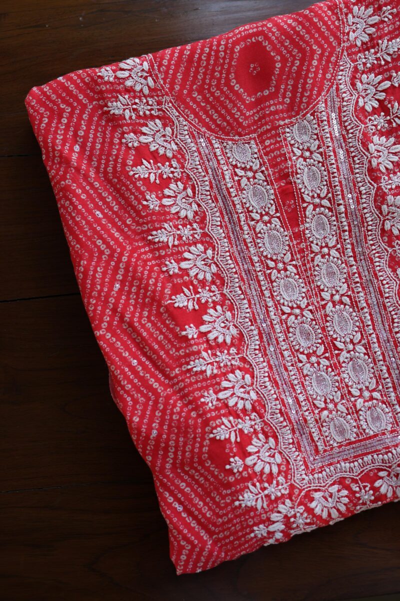 Muslin Chikankari Kurta Fabrics