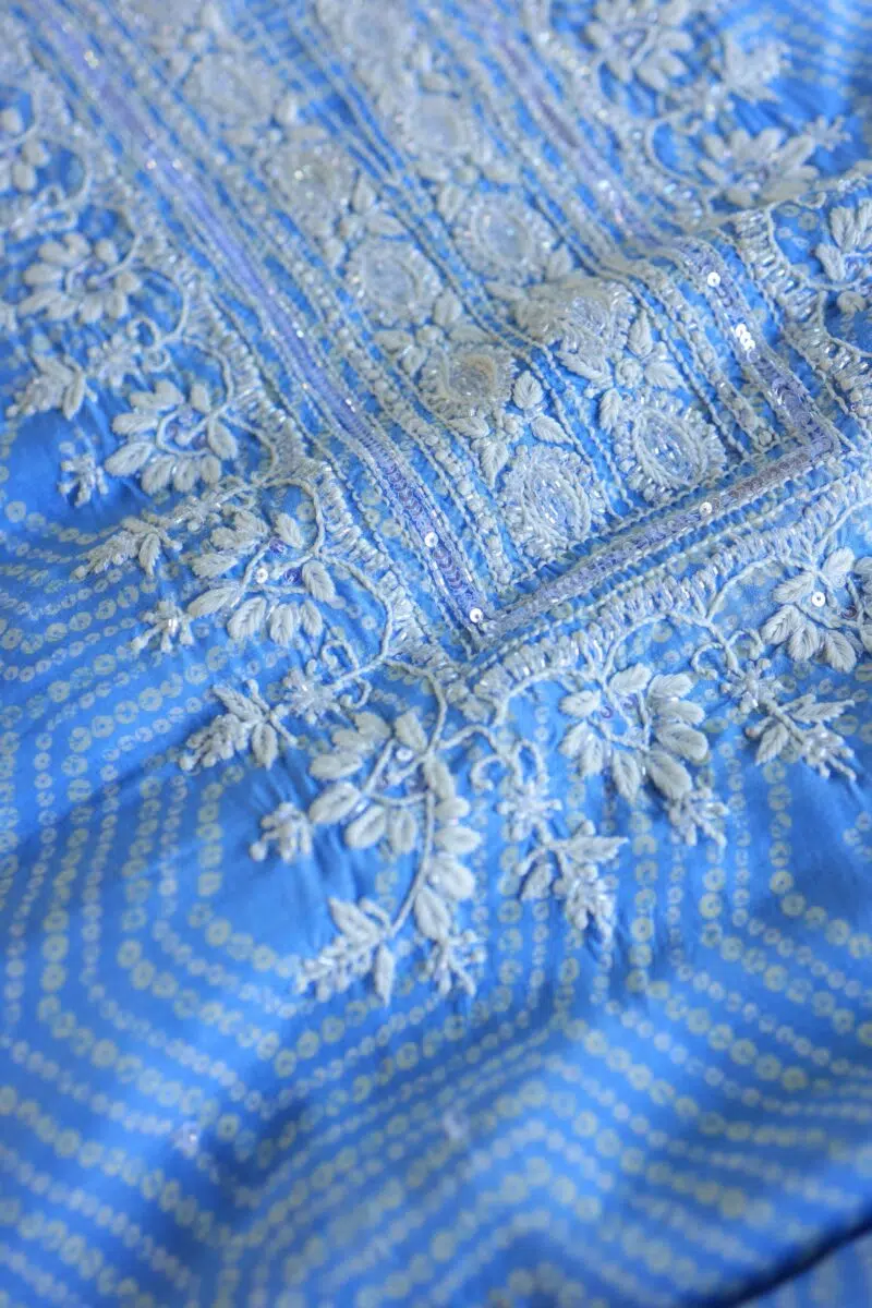Muslin Chikankari Kurta Fabrics