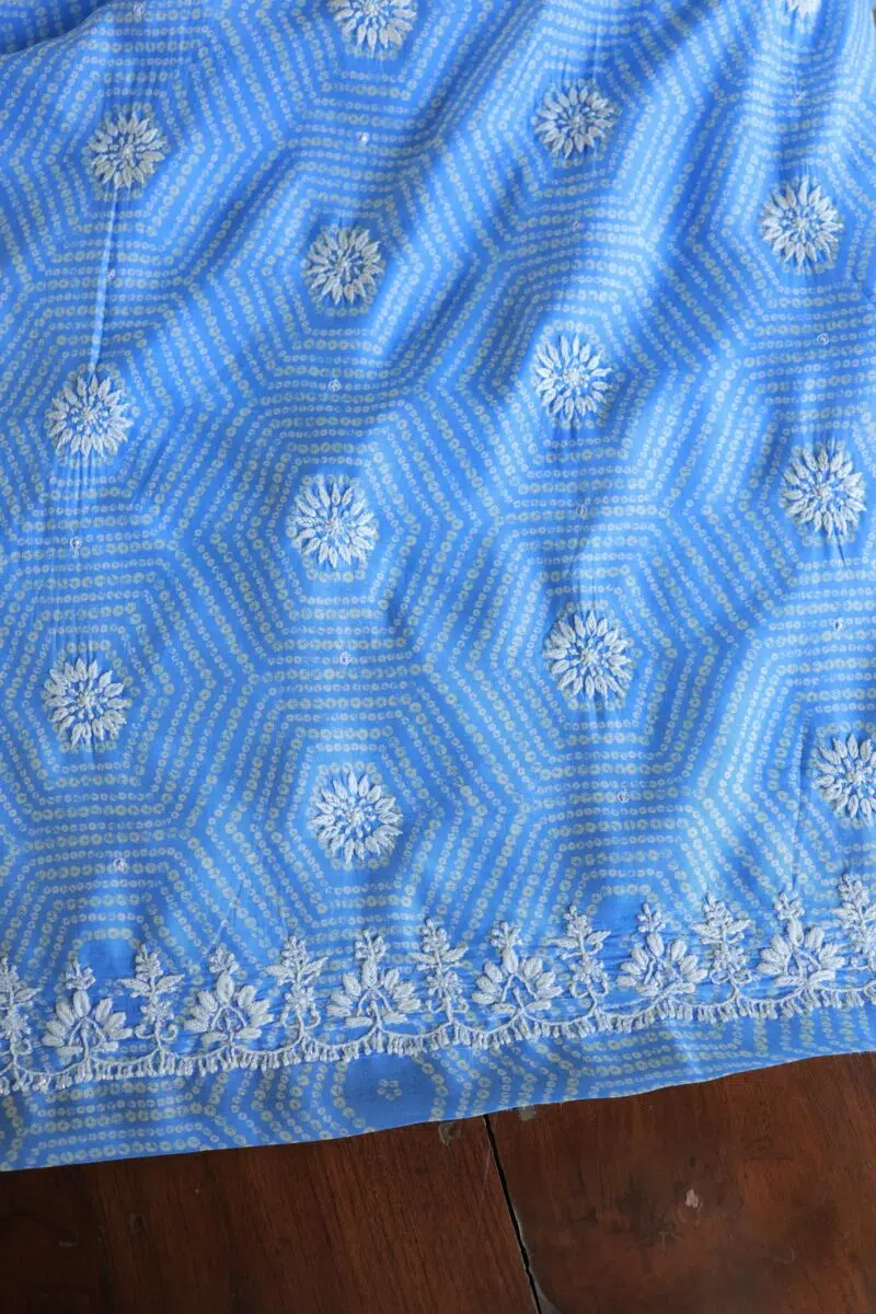 Muslin Chikankari Kurta Fabrics