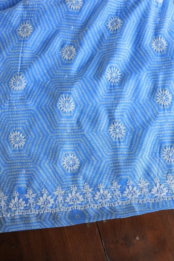 Muslin Chikankari Kurta Fabrics - Image 9
