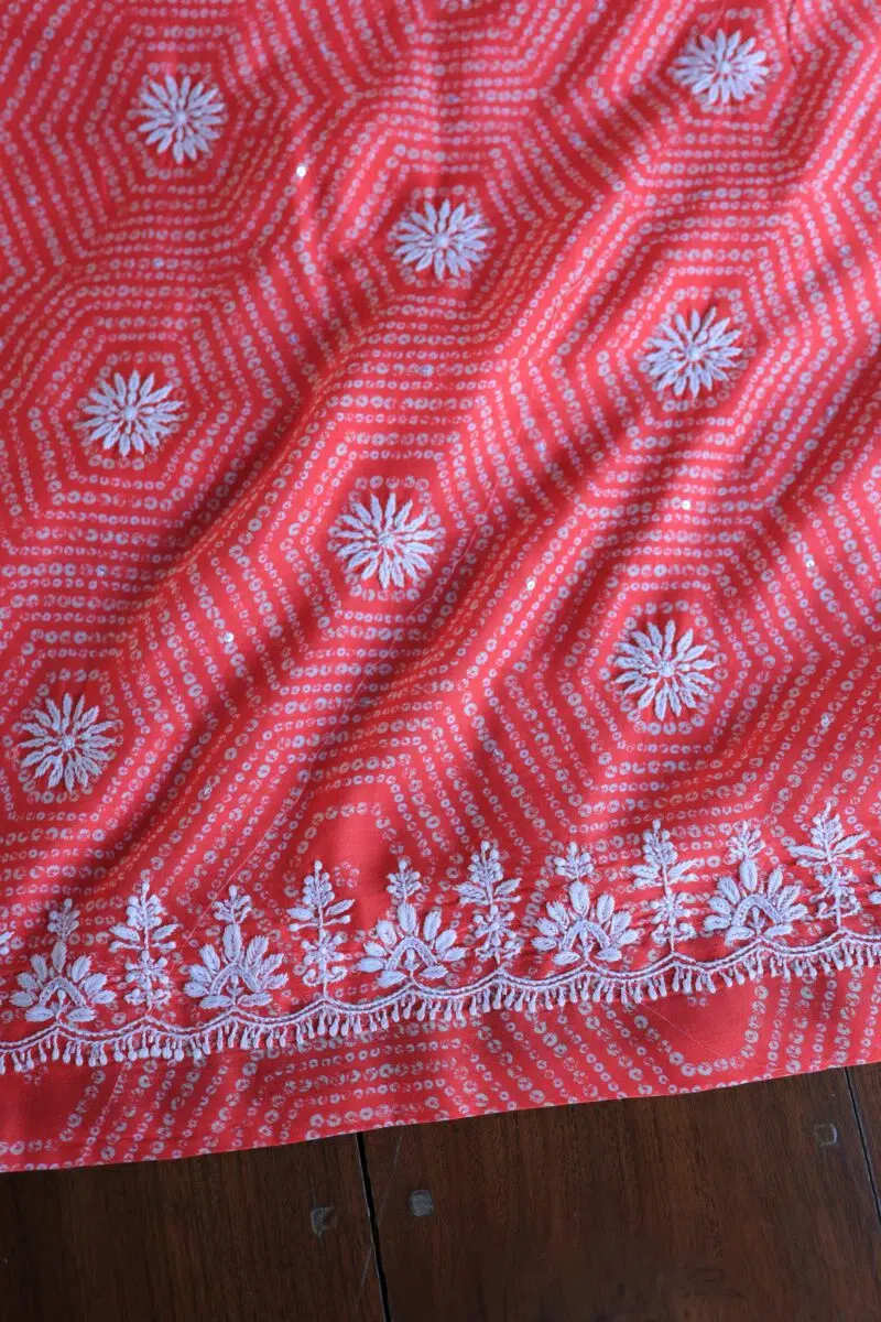 Muslin Chikankari Kurta Fabrics