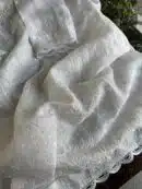 Swan White | Noor Organza Silk Chikankari Straight Cut Kurta Dupatta Set