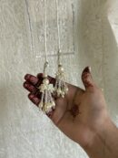 Swan White | Noor Organza Silk Chikankari Straight Cut Kurta Dupatta Set