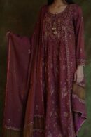 Tissue Silk Chikankari Bhopali Kurta Set