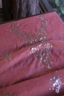 Turkish Rose | Tissue Silk Mukaish Fabrics