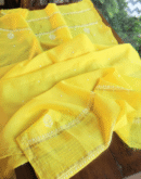 Zari Chanderi Chikankari Unstitched Fabrics