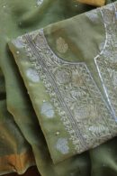 Zari Chanderi Chikankari Fabrics