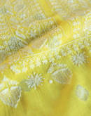 Zari Chanderi Chikankari Unstitched Fabrics