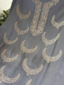 Powder Blue | Crescent Chandbala Chikankari Fabrics
