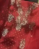 Watermelon Red | Noor Mukaish Kurta Set