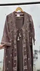 SICO Mal Chikankari Kurta With Mukaish Kamdani – Ready to Wear