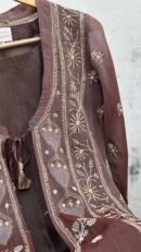 SICO Mal Chikankari Kurta With Mukaish Kamdani – Ready to Wear
