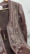 SICO Mal Chikankari Kurta With Mukaish Kamdani – Ready to Wear