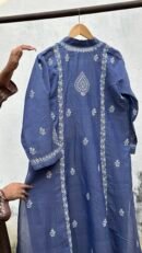 SICO Mal Chikankari Kurta With Mukaish Kamdani – Ready to Wear