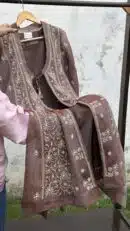 SICO Mal Chikankari Kurta With Mukaish Kamdani – Ready to Wear