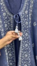 SICO Mal Chikankari Kurta With Mukaish Kamdani – Ready to Wear