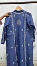SICO Mal Chikankari Kurta With Mukaish Kamdani – Ready to Wear