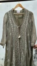 SICO Mal Chikankari Kurta With Mukaish Kamdani – Ready to Wear