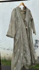 SICO Mal Chikankari Kurta With Mukaish Kamdani – Ready to Wear