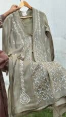 SICO Mal Chikankari Kurta With Mukaish Kamdani – Ready to Wear