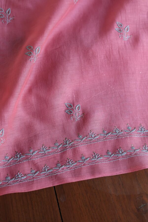 Mal Cotton Fine Chikankari Unstitched Fabrics - Image 4