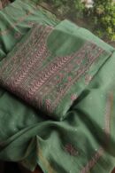 Malmal Cotton Fine Chikankari Kamdani Unstitched Fabrics