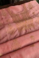 Malmal Cotton Fine Chikankari Kamdani Unstitched Fabrics
