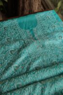 Paper Tussar Ari Kasab Resham Chikankari Unstitched Fabrics