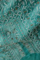 Paper Tussar Ari Kasab Resham Chikankari Unstitched Fabrics