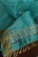 Paper Tussar Ari Kasab Resham Chikankari Unstitched Fabrics