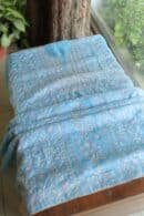 Blue Rasm Kota Tussar Chikankari Unstitched Chikankari Fabrics