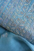 Blue Rasm Kota Tussar Chikankari Unstitched Chikankari Fabrics